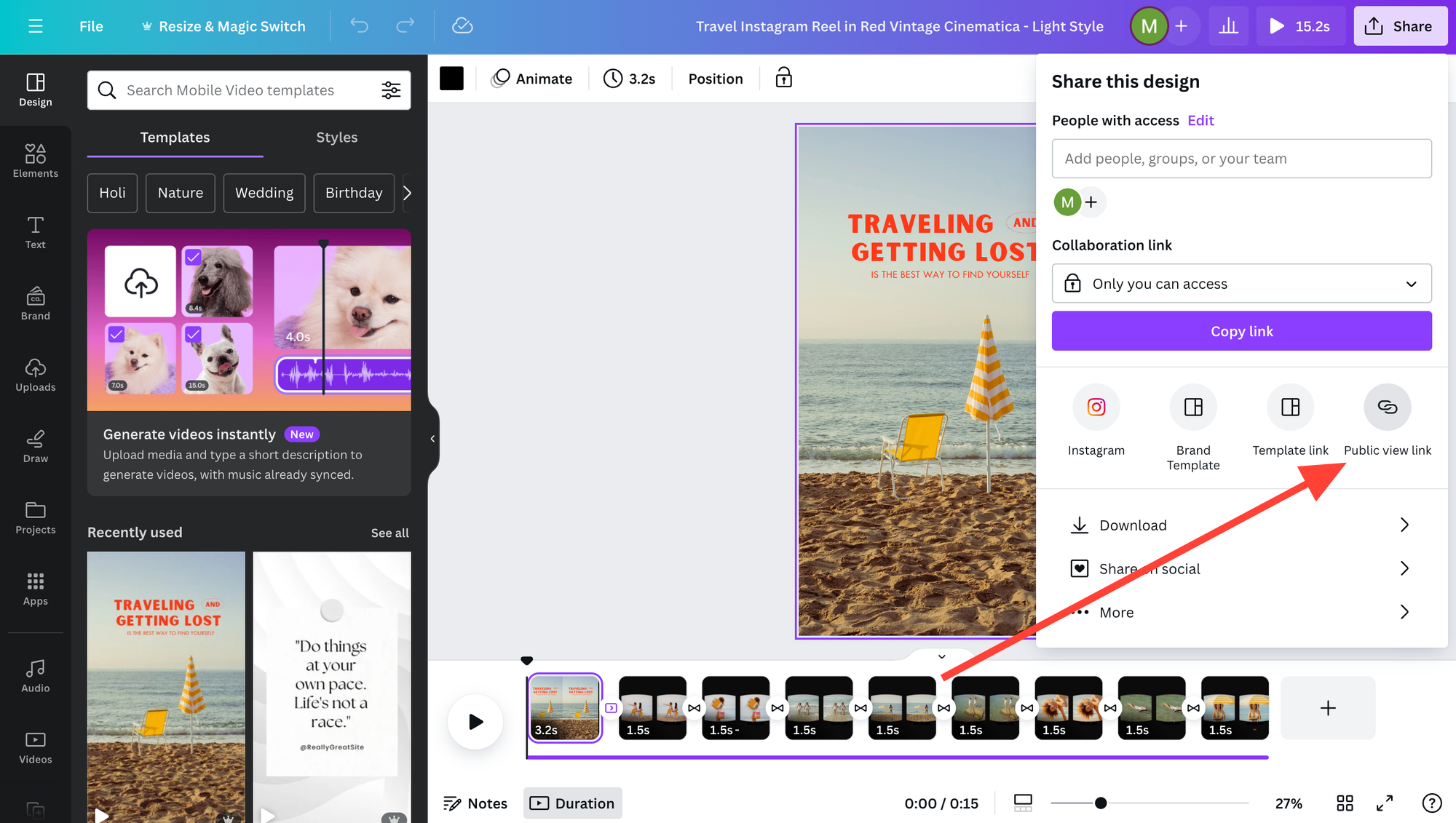 How to Share Canva Templates